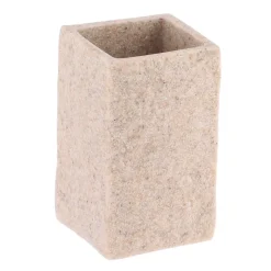Set di accessori per il bagno effetto pietra Naturale