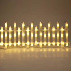 Set di 8 barriere luminose 192 LED (2,85 m x H25 cm) Incanto Bianco caldo