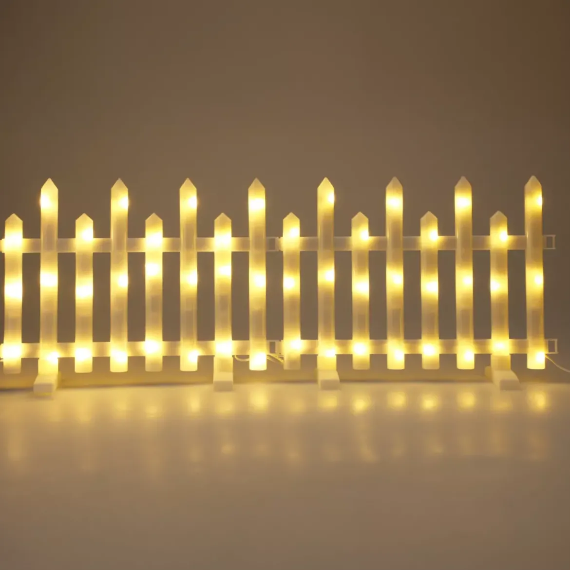 Set di 8 barriere luminose 192 LED (2,85 m x H25 cm) Incanto Bianco caldo