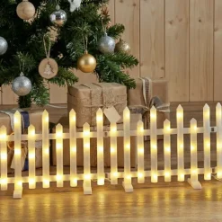 Set di 8 barriere luminose 192 LED (2,85 m x H25 cm) Incanto Bianco caldo