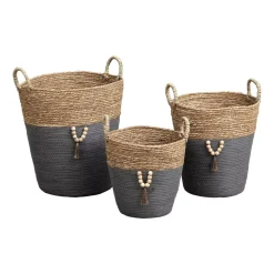 Set di 3 cesti per biancheria (H45 cm) Jya Grigio