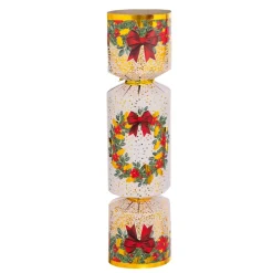 Set di 6 crackers natalizi Festività Rosso e Bianco