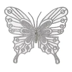 Set di 2 farfalle Fanny Argento