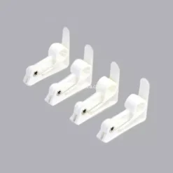 Set di 4 fermatovaglia Semplici Bianco