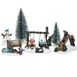 Set di figurine e accessori Parco bambini per villaggio