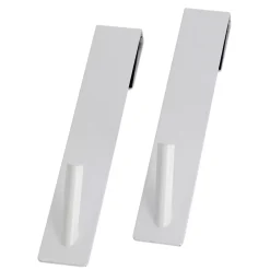 Set di 2 ganci speciale parete doccia (H18 cm) Bianco