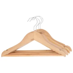 Set di 4 grucce per bambini in legno (H19 cm) Marrone Naturale