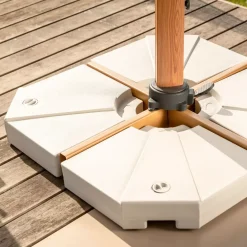 Set di lastre per ombrellone decentrato 20L - Bianco