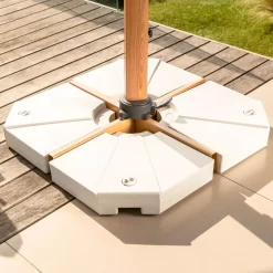 Set di lastre per ombrellone decentrato 20L - Bianco