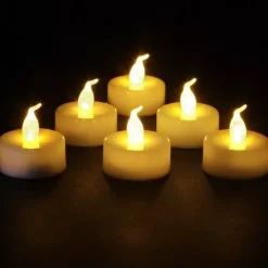 Set di 6 lumini decorativi LED Elyo Bianco caldo