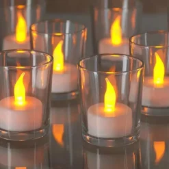 Set di 6 lumini decorativi LED Elyo Bianco caldo