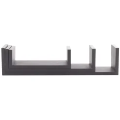 Set di 3 mensole Bord Nero