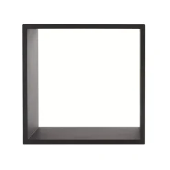 Set di 3 mensole Cube Nero Modello piccolo