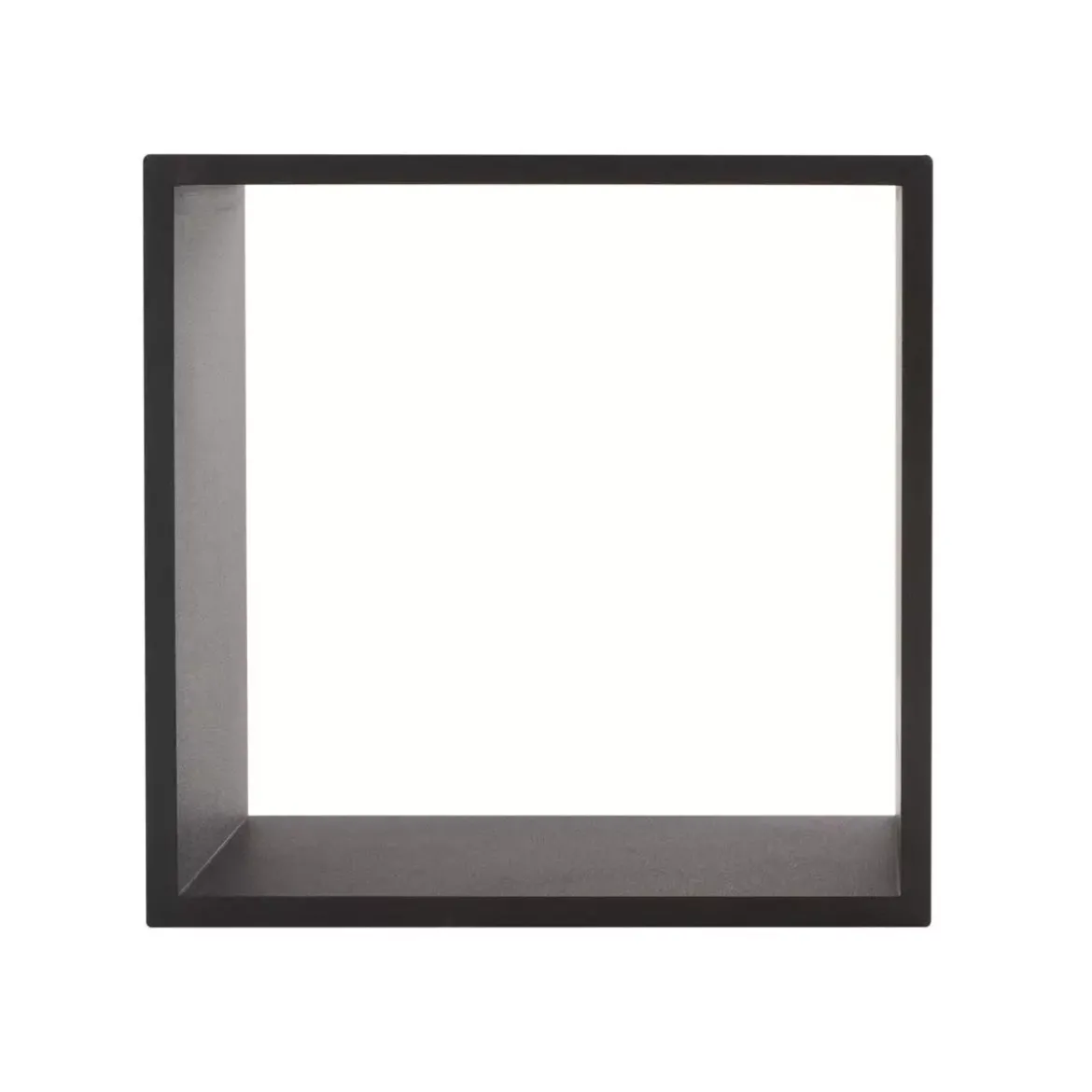 Set di 3 mensole Cube Nero Modello piccolo