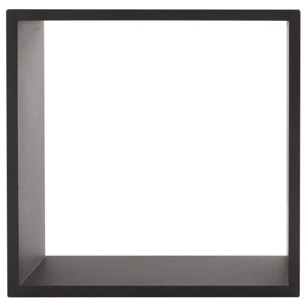 Set di 3 mensole Cube Nero Modello piccolo