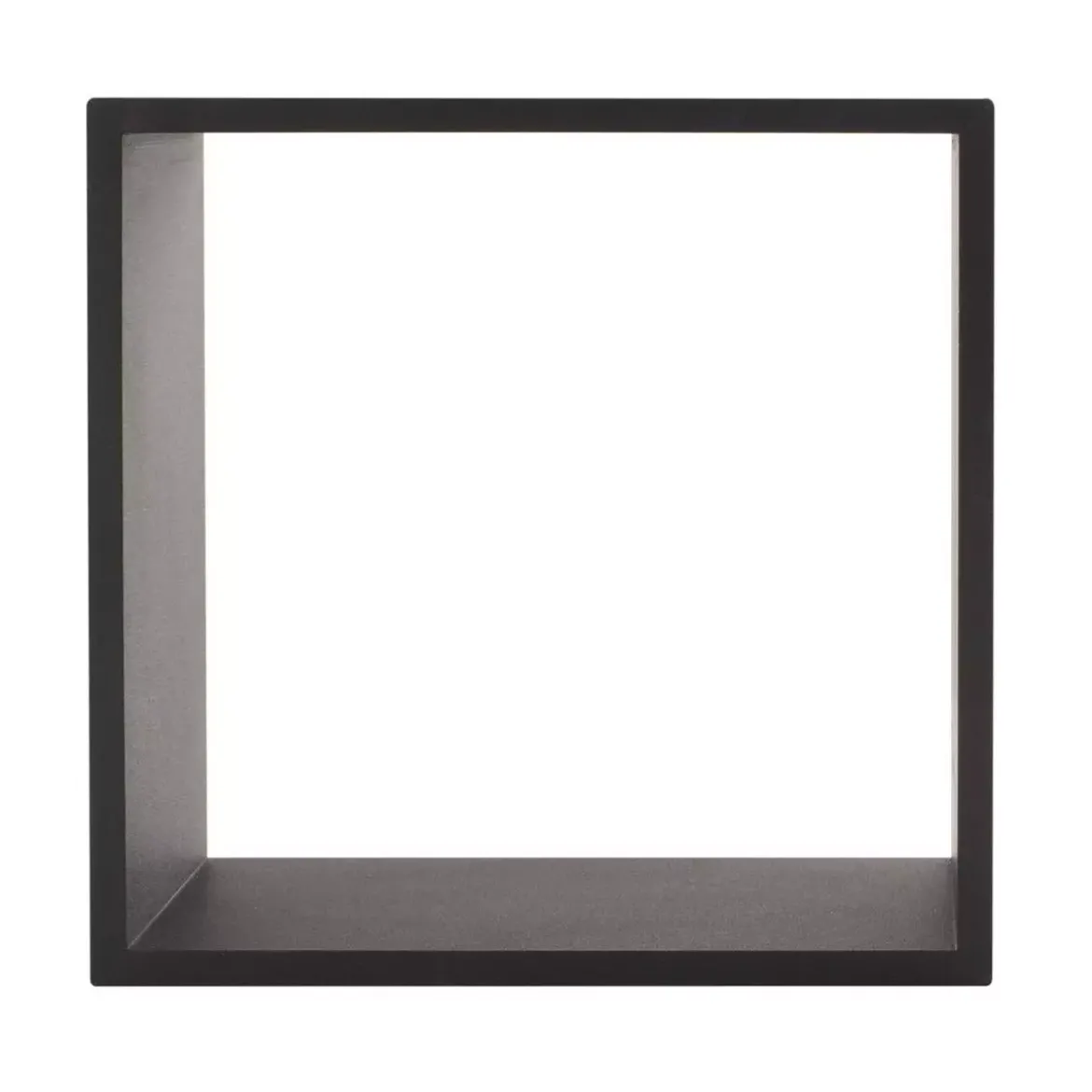 Set di 3 mensole Cube Nero Modello piccolo