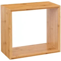 Set di 3 mensole cubo Fixy Bambù Naturale