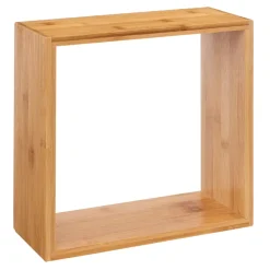Set di 3 mensole cubo Fixy Bambù Naturale