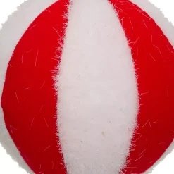 Set di 22 Palline di natale assortite a righe Rosso
