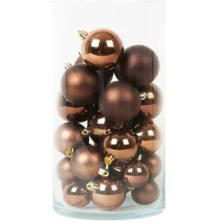 Set di 30 palline di Natale (D60 mm) Aravis Marrone caffè