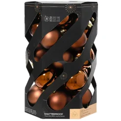 Set di 30 palline di Natale (D60 mm) Aravis Marrone caffè