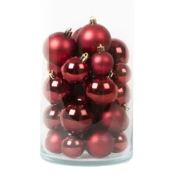 Set di 30 palline di Natale (D60 mm) Aravis Bordeaux