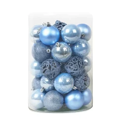 Set di 35 palline di Natale (D60 mm) Aravis Azzurro