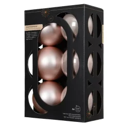 Set di 6 palline di Natale (D80 mm) Aravis Rosa cipria