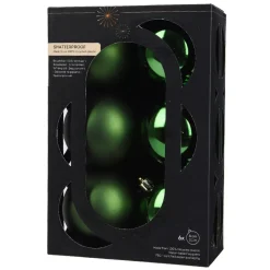 Set di 6 palline di Natale (D80 mm) Aravis Verde abete