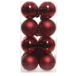 Set di 16 palline di Natale (D40 mm) Aravis Bordeaux