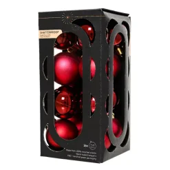 Set di 16 palline di Natale (D40 mm) Aravis Bordeaux