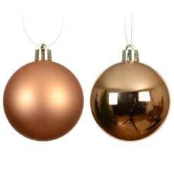 Set di 12 palline di Natale (D60 mm) Aravis Cognac