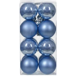 Set di 16 palline di Natale (D40 mm) Aravis Azzurro
