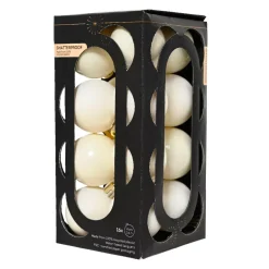 Set di 16 palline di Natale (D40 mm) Aravis Bianco lana