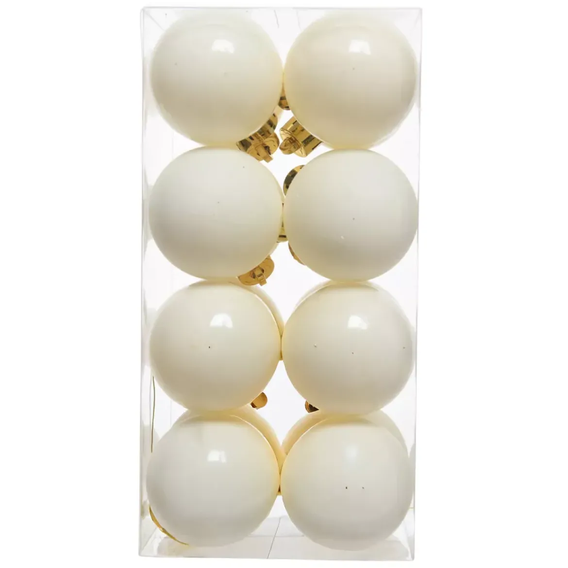 Set di 16 palline di Natale (D40 mm) Aravis Bianco lana