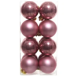 Set di 16 palline di Natale (D40 mm) Aravis Rosa antico