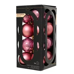 Set di 16 palline di Natale (D40 mm) Aravis Rosa antico