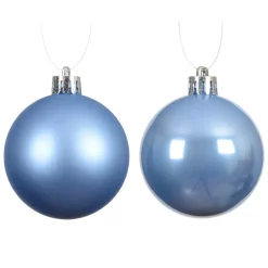 Set di 12 palline di Natale (D60 mm) Aravis Blu cielo