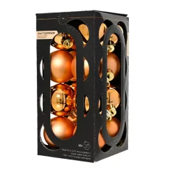 Set di 16 palline di Natale (D40 mm) Aravis Cognac