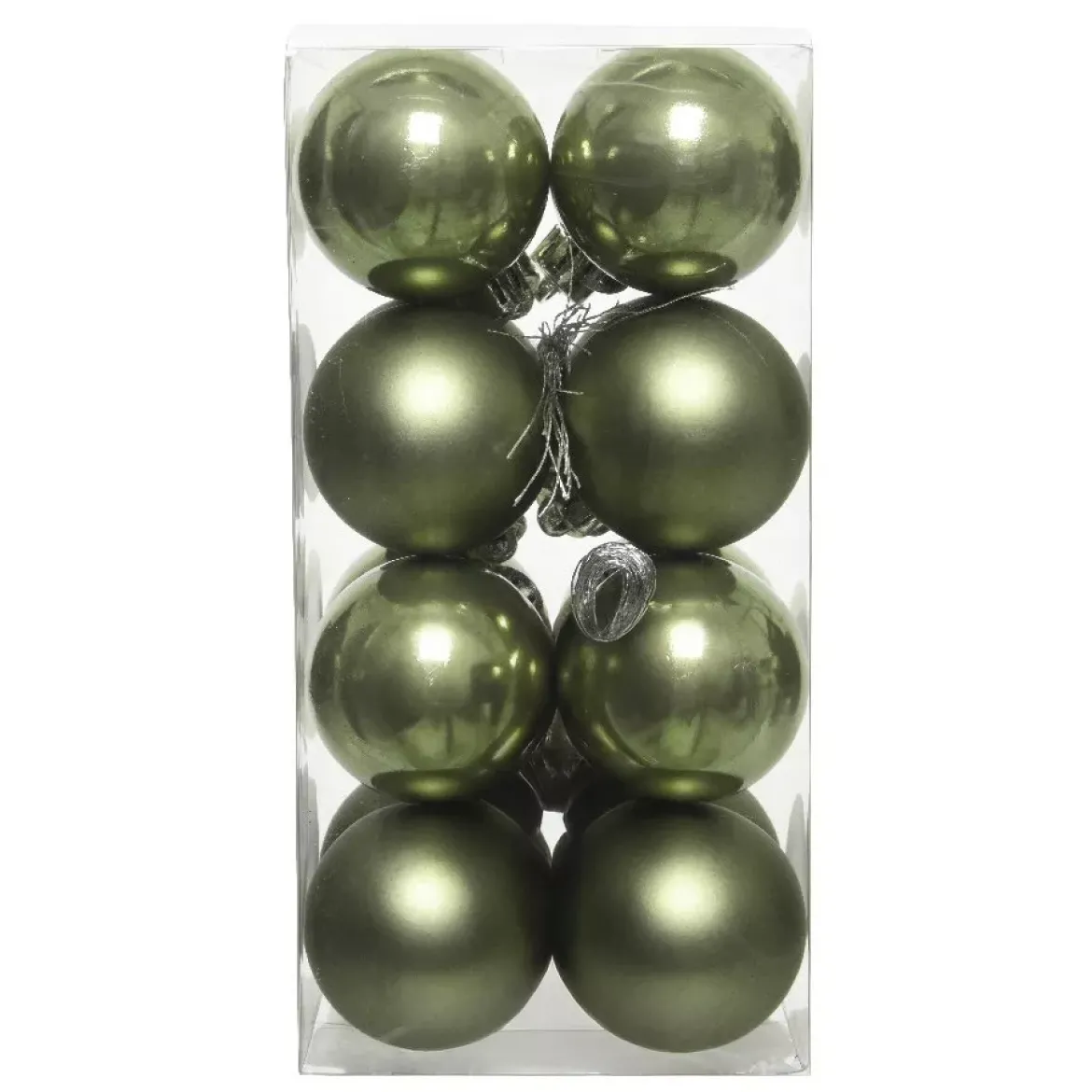 Set di 16 palline di Natale (D40 mm) Aravis Verde rosmarino