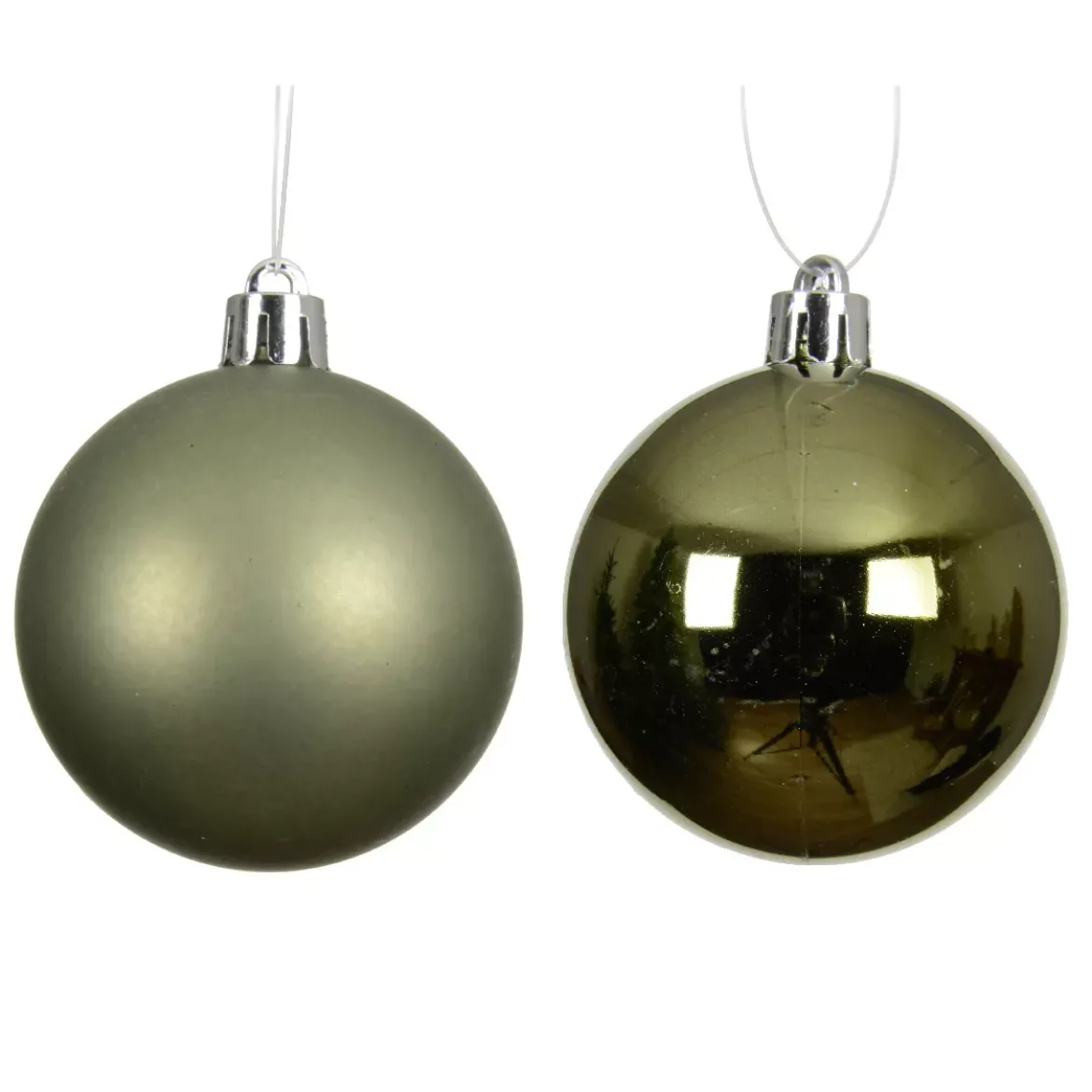 Set di 16 palline di Natale (D40 mm) Aravis Verde rosmarino