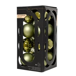 Set di 16 palline di Natale (D40 mm) Aravis Verde rosmarino