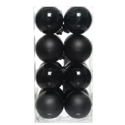 Set di 16 palline di Natale (D40 mm) Aravis Nero