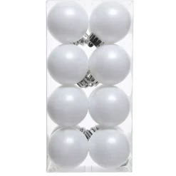 Set di 16 palline di Natale (D40 mm) Aravis Bianco