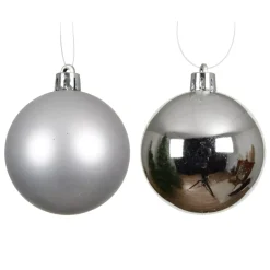 Set di 12 palline di Natale (D60 mm) Aravis Argento