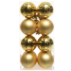 Set di 16 palline di Natale (D40 mm) Aravis Oro