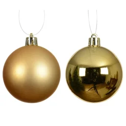 Set di 4 palline di Natale (D100 mm) Aravis Oro