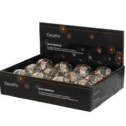 Set di 12 palline di Natale (D80 mm) Festive Multicolori