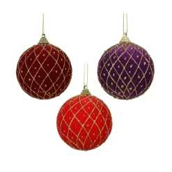 Set di 12 palline di Natale (D80 mm) Palais Royal Multicolore
