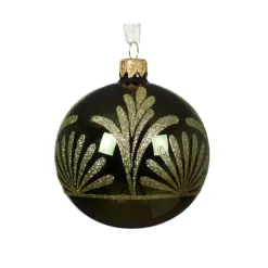 Set di 6 palline di Natale in vetro (D80 mm) Luxury Verde albero